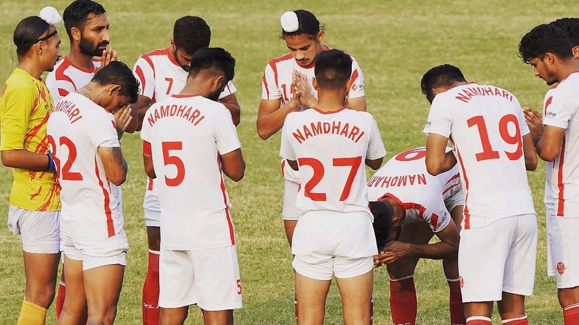 A file photo of Namdhari FC players. - X/IndianFootball