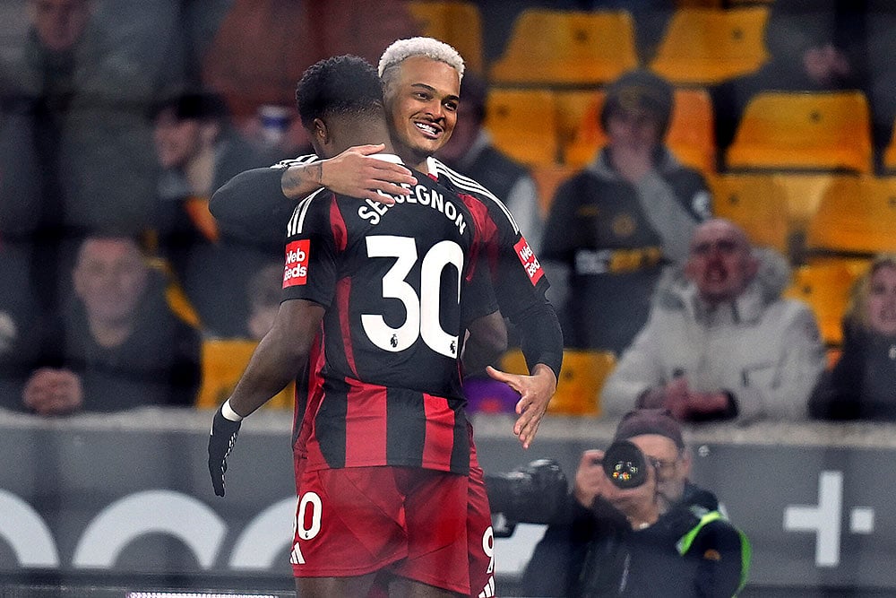 English Premier League soccer 2024-25 Wolverhampton Wanderers and Fulham: Ryan Sessegnon