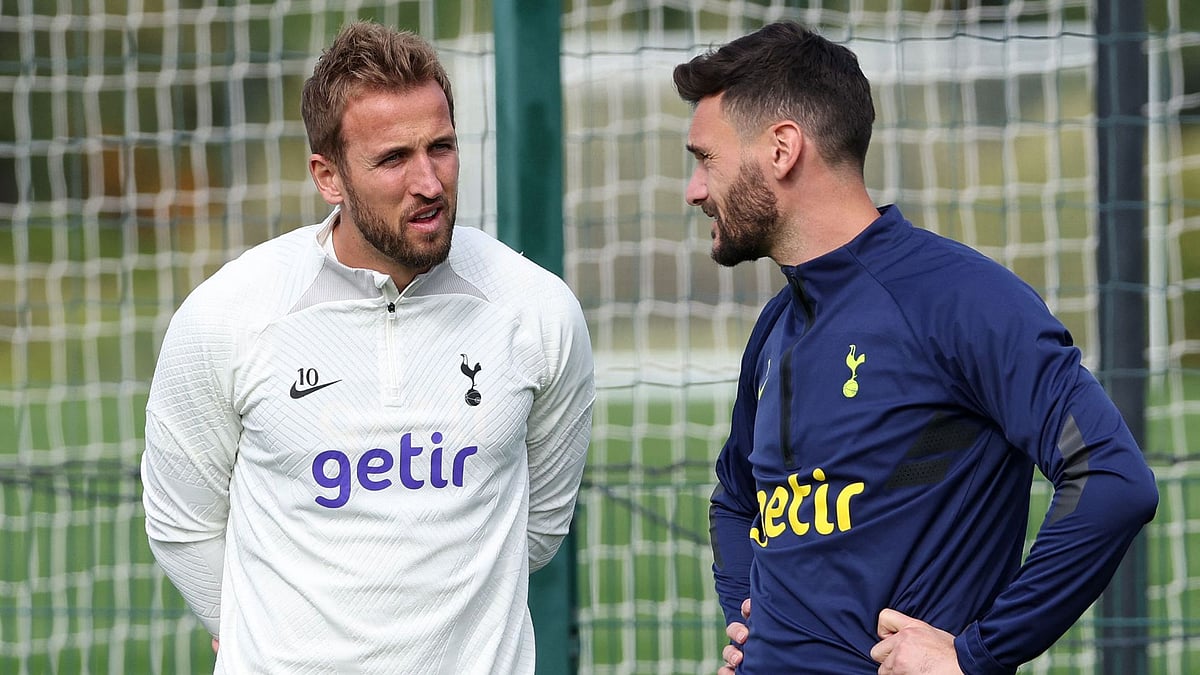 Harry Kane and Hugo Lloris during their time at Tottenham