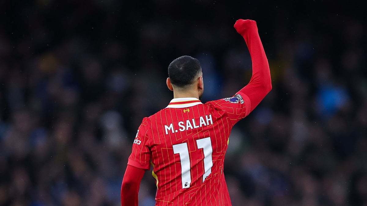 Liverpool forward Mohamed Salah - null