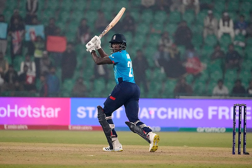 ICC Champions Trophy Cricket 2025 Afghanistan and England AFG vs ENG CT 2025: Jofra Archer bats