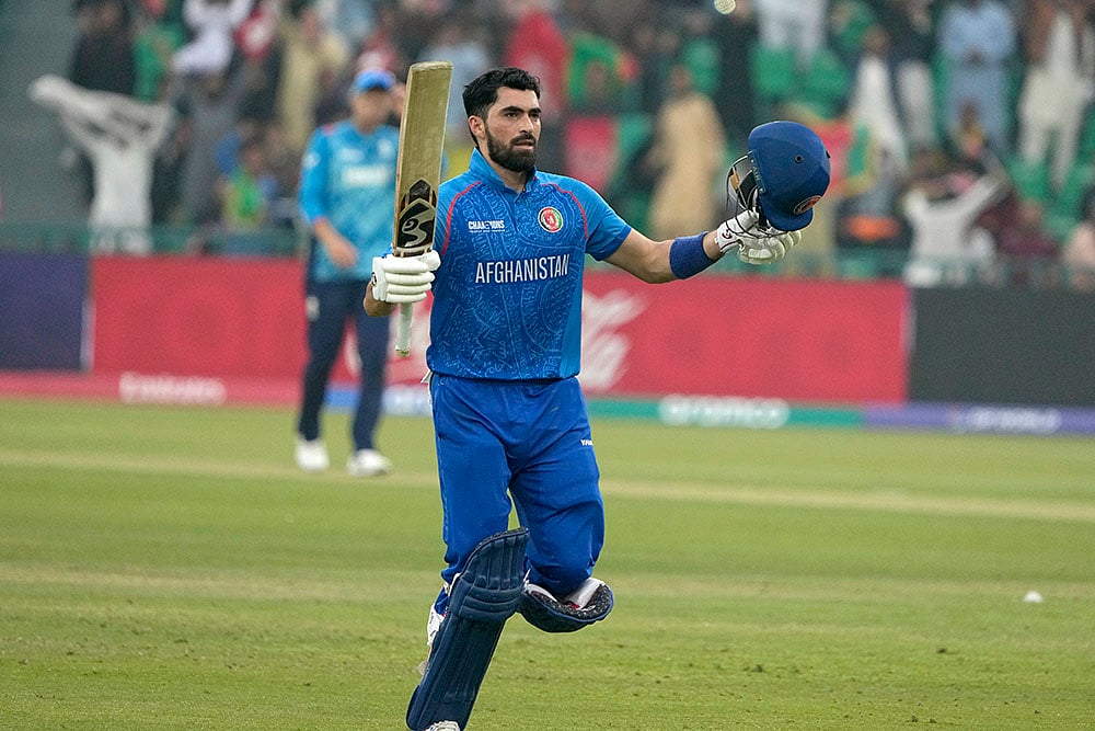 ICC Champions Trophy Cricket 2025 Afghanistan and England AFG vs ENG CT 2025: Ibrahim Zadran