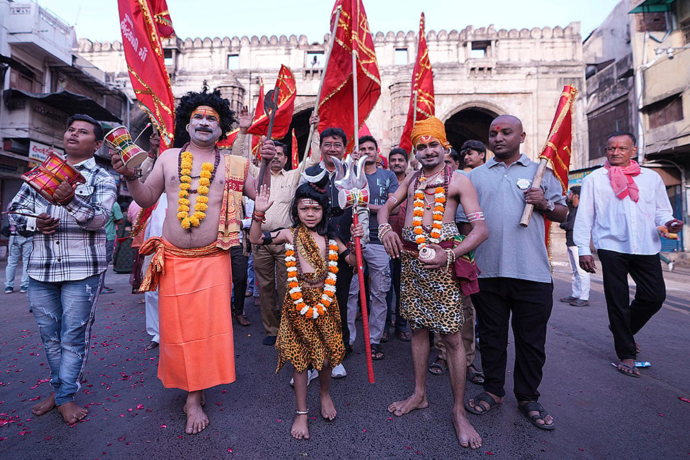 Maha Shivratri festival 2025 photo_Religious procession in Ahmedabad