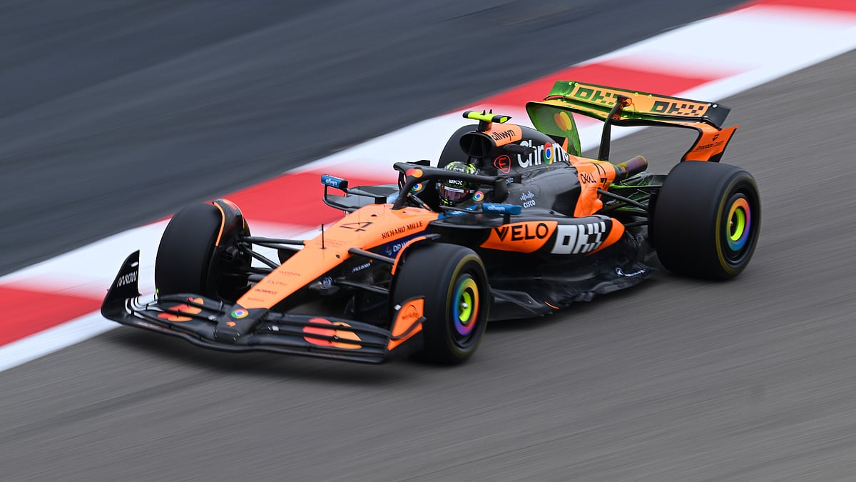 Lando Norris was top on day one of the first day of pre-season testing - null