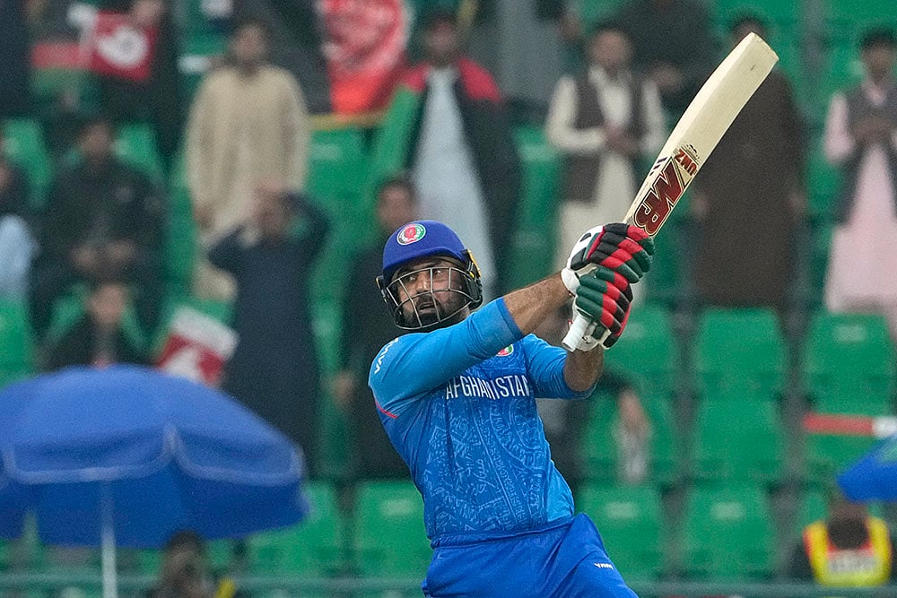 ICC Champions Trophy Cricket 2025 Afghanistan and England AFG vs ENG CT 2025: Mohammad Nabi