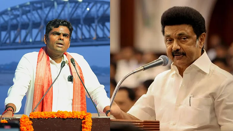 K Annamalai Vs MK Stalin - X