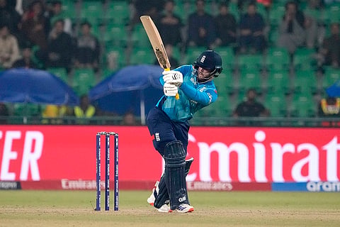 ICC Champions Trophy, AFG vs ENG: England's Ben Duckett bats 