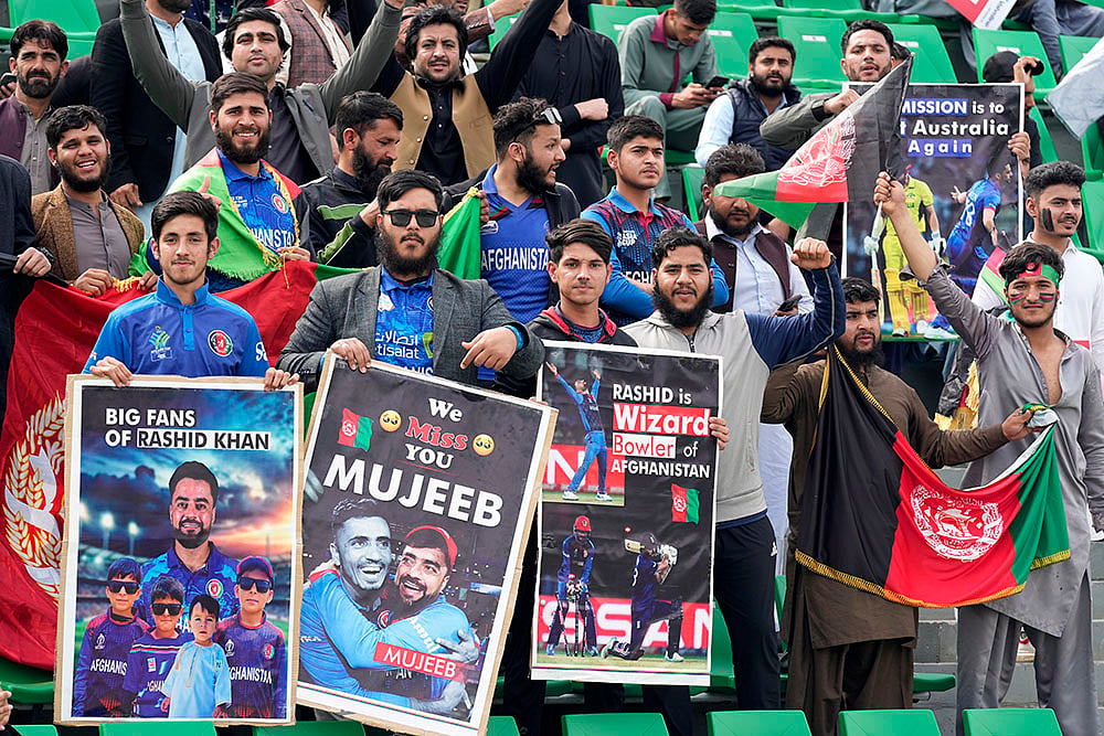 ICC Champions Trophy Cricket 2025 Afghanistan and England AFG vs ENG CT 2025: Fans cheer team