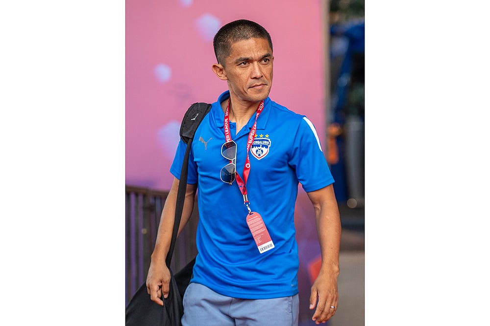 Indian Super League (ISL) 2024-25 Bengaluru FC and Chennaiyin FC_Sunil Chhetri 