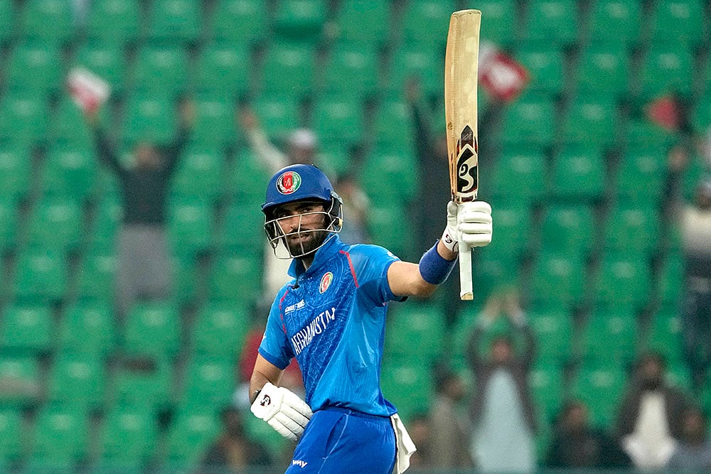 ICC Champions Trophy Cricket 2025 Afghanistan and England AFG vs ENG CT 2025: Ibrahim Zadran