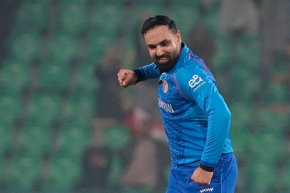 ICC Champions Trophy Cricket 2025 Afghanistan and England AFG vs ENG CT 2025: Mohammad Nabi