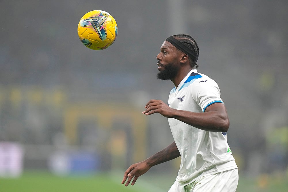 Coppa Italia 2024-25 Italy Soccer Italian Cup Inter Milan vs Lazio: Nuno Tavares