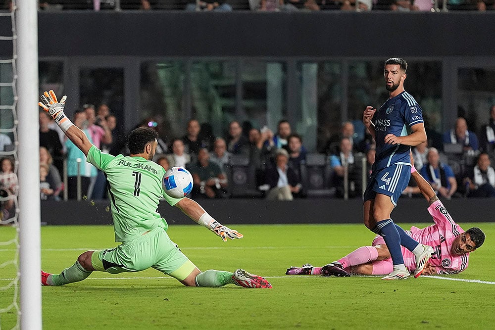 CONCACAF Champions Cup Sporting KC vs Inter Miami Soccer: Luis Suarez