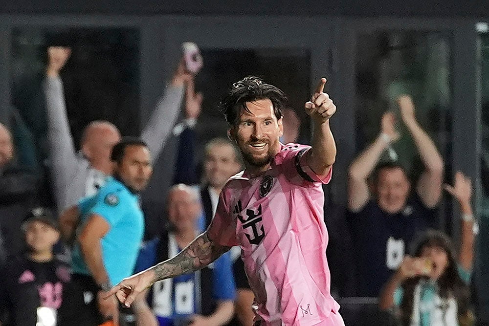 CONCACAF Champions Cup Sporting KC vs Inter Miami Soccer: Lionel Messi 