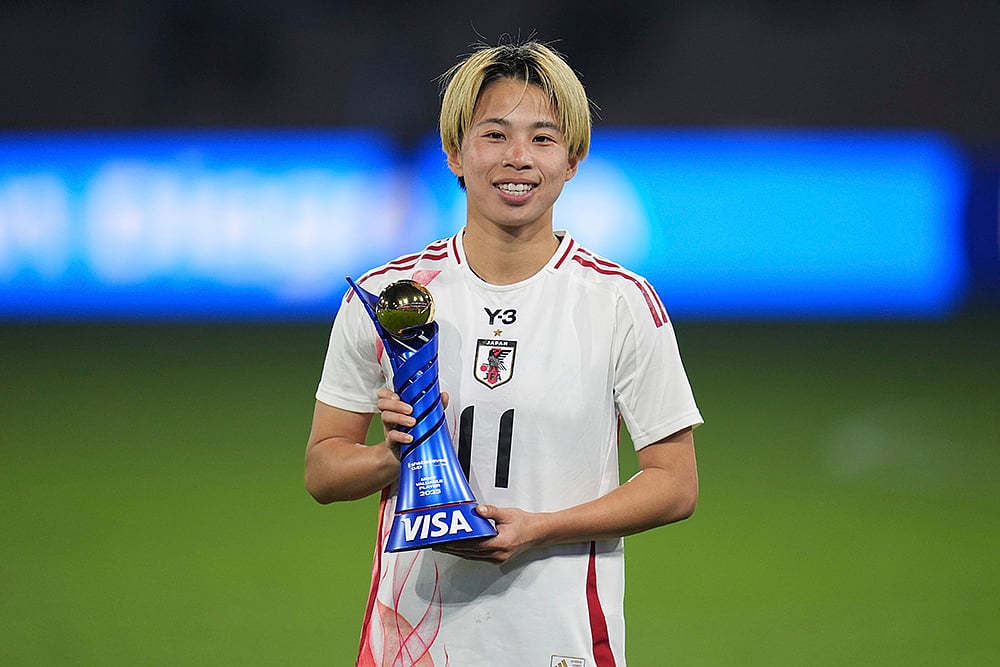 SheBelieves Cup womens soccer tournament final 2025 US vs Japan: Mina Tanaka