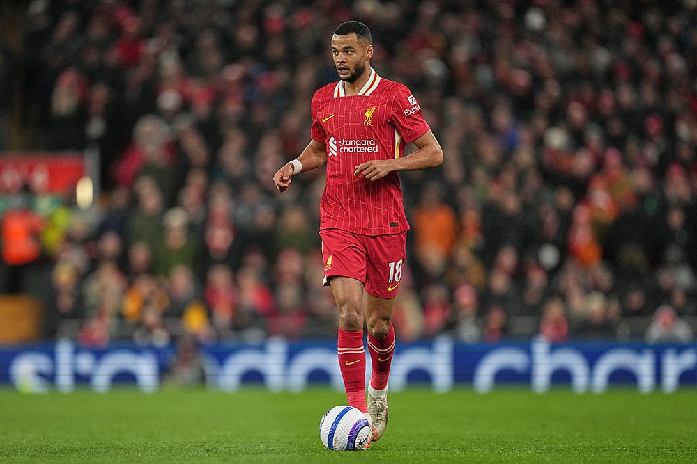 English Premier League Soccer 2024-25 Liverpool Vs Newcastle United match photo: Cody Gakpo