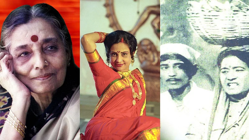 Photos of female folk artistes