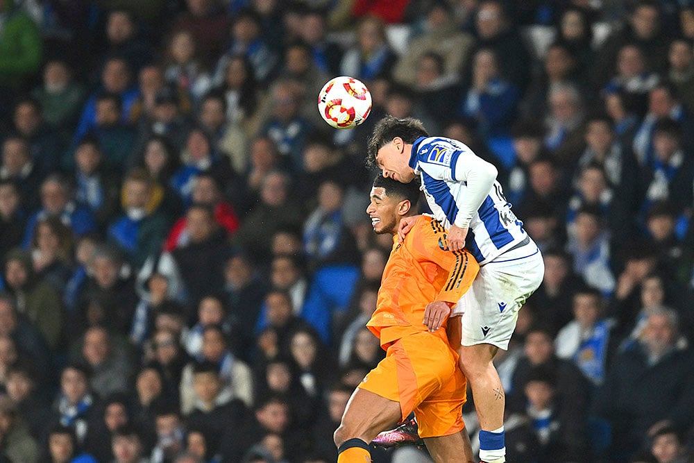 Copa del Rey _ Spanish Kings Cup soccer Real Sociedad vs Real Madrid: Jon Aramburu