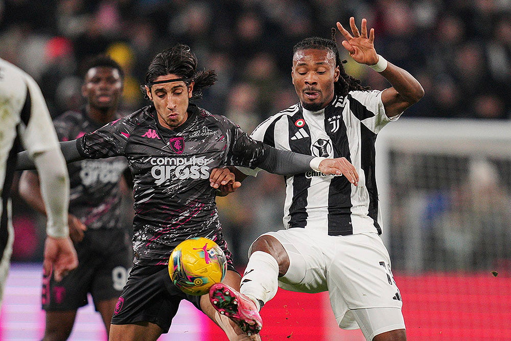 Italian Cup soccer 2024-25 Quarter-final Juventus vs Empoli: Youssef Maleh