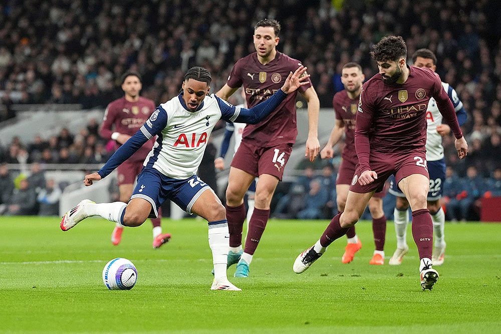 English Premier League Soccer 2024-25 Tottenham Hotspur vs Manchester City: Josko Gvardiol