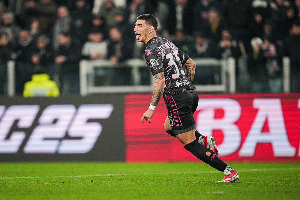 Italian Cup soccer 2024-25 Quarter-final Juventus vs Empoli: Luca Marianucci