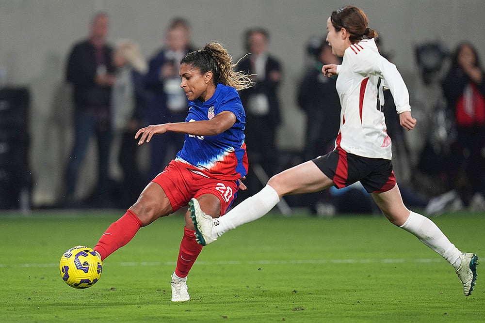 SheBelieves Cup womens soccer tournament final 2025 US vs Japan: Catarina Macario