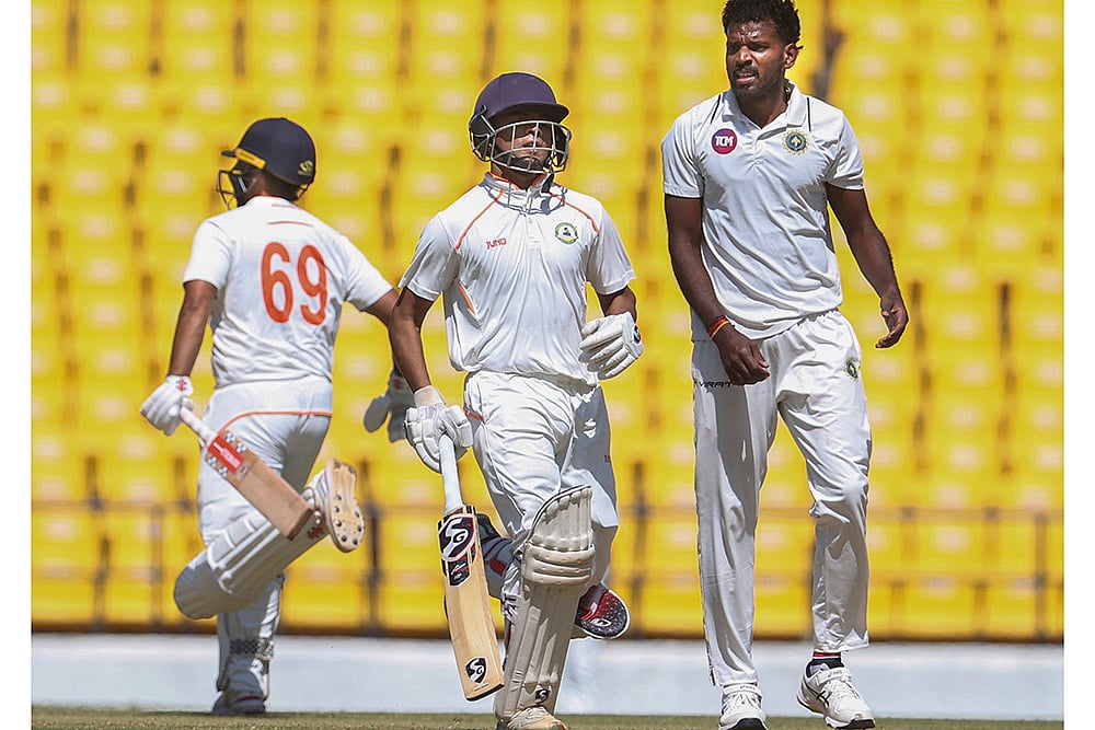 | Photo: PTI : Ranji Trophy Final: VIDAR vs KER-Day 1