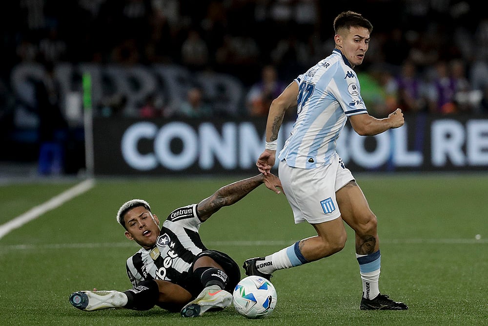 Brazil Argentina Soccer Recopa Sudamericana Racing Club vs Botafogo: Gabriel Rojas 