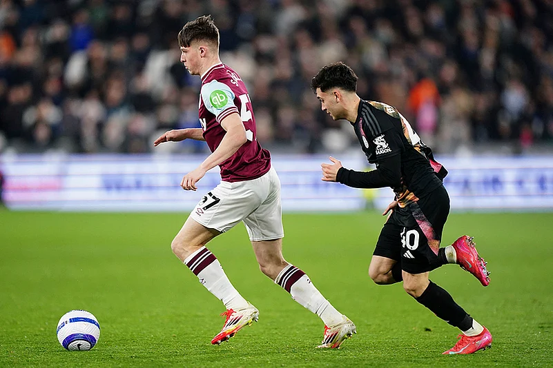 English Premier League soccer West Ham United vs Leicester City: Facundo Buonanotte