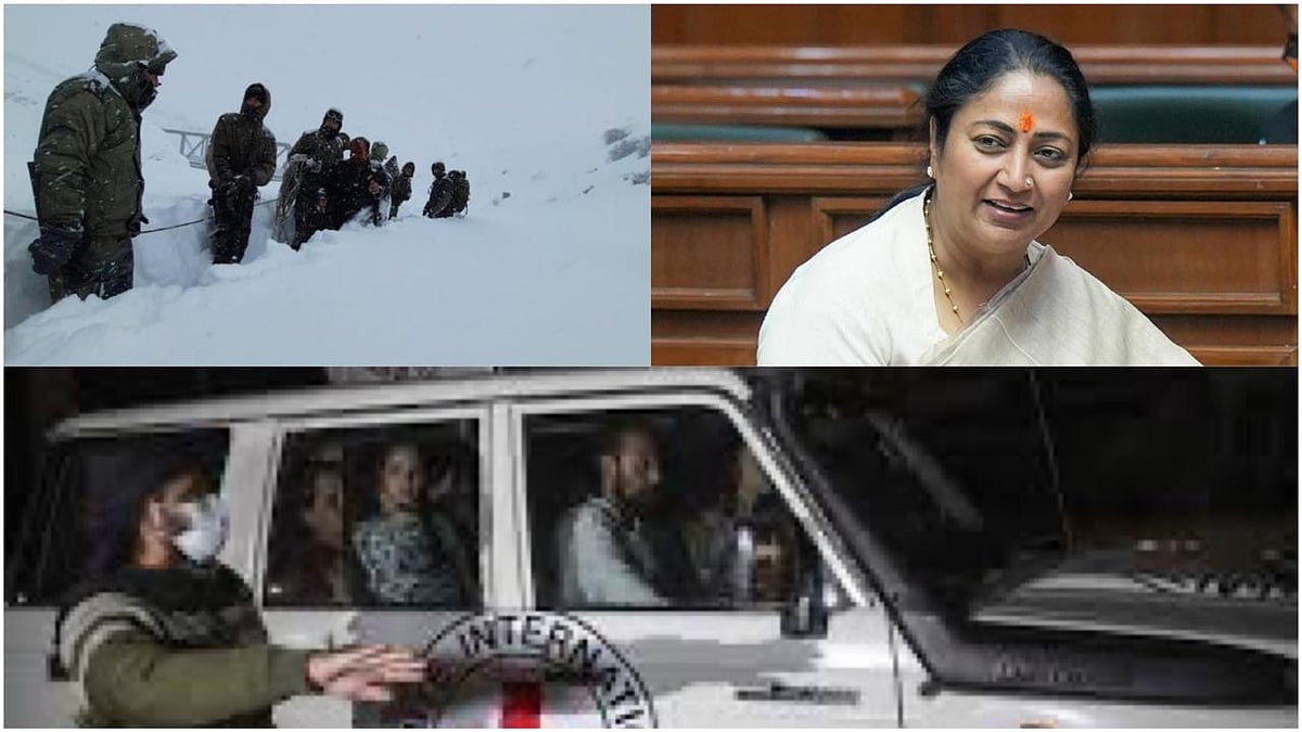AP/PTI : News Wrap: (Clockwise) U'khand Avalanche, Delhi CM Rekha Gupta, Israel-Hamas ceasefire
