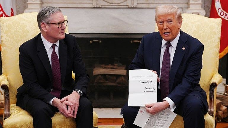Starmer and Trump Hold Talks on Ukraine, Trade, and Special Relationship