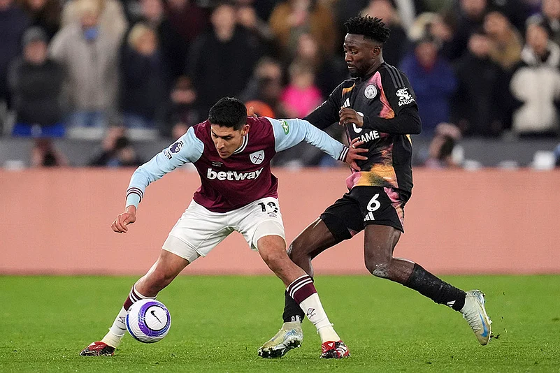 English Premier League soccer West Ham United vs Leicester City: Edson Alvarez