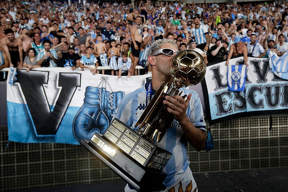 Brazil Argentina Soccer Recopa Sudamericana Racing Club vs Botafogo: Gaston Martirena