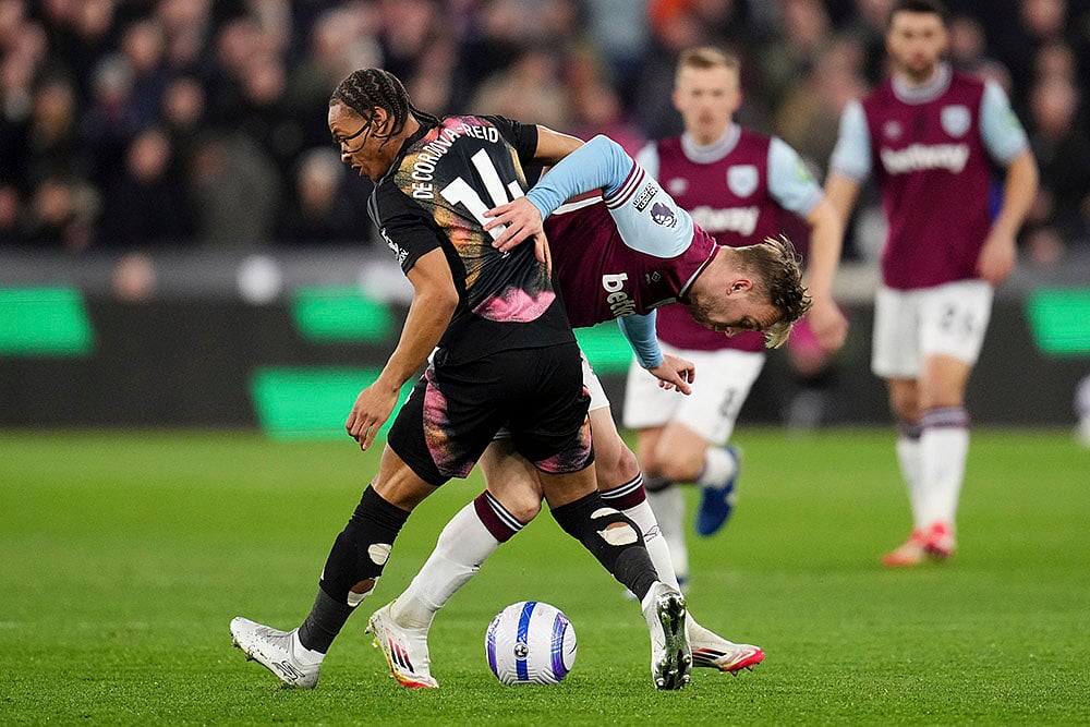English Premier League soccer West Ham United vs Leicester City: Bobby Decordova-Reid 