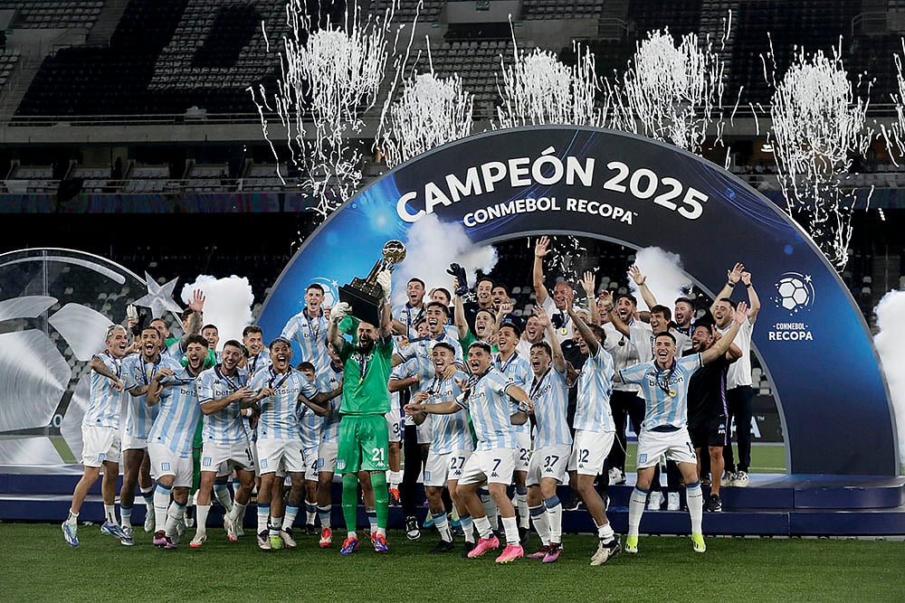 Brazil Argentina Soccer Recopa Sudamericana Racing Club vs Botafogo: 2