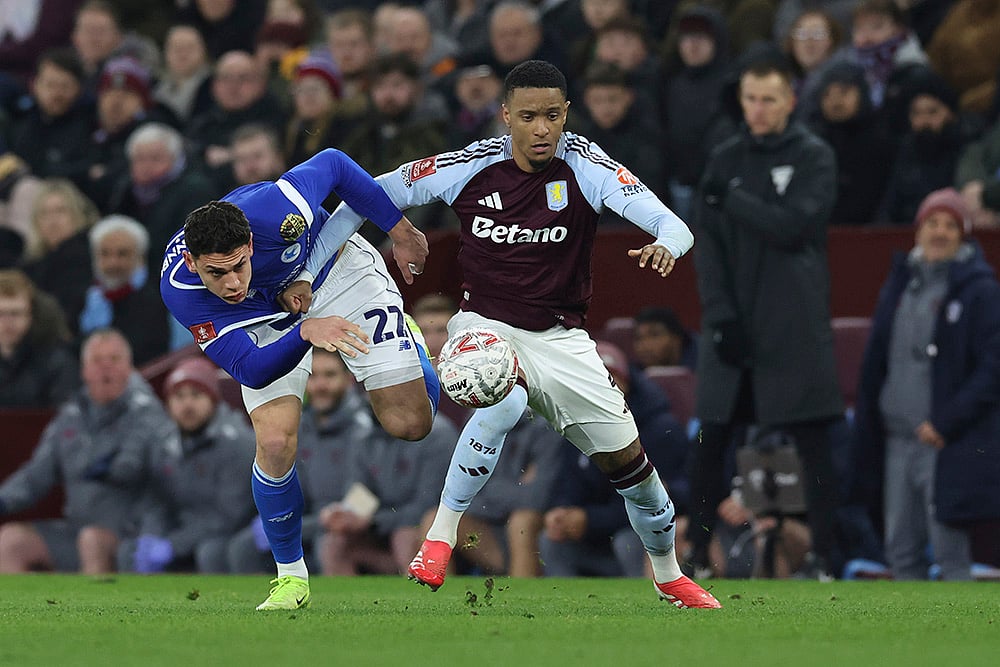 Britain soccer FA Cup fifth round Aston Villa vs Cardiff City: Ezri Konsa