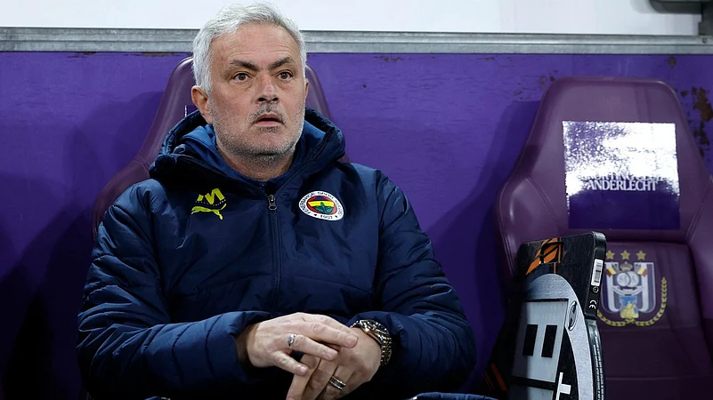 File photo of Fenerbahces head coach Jose Mourinho.