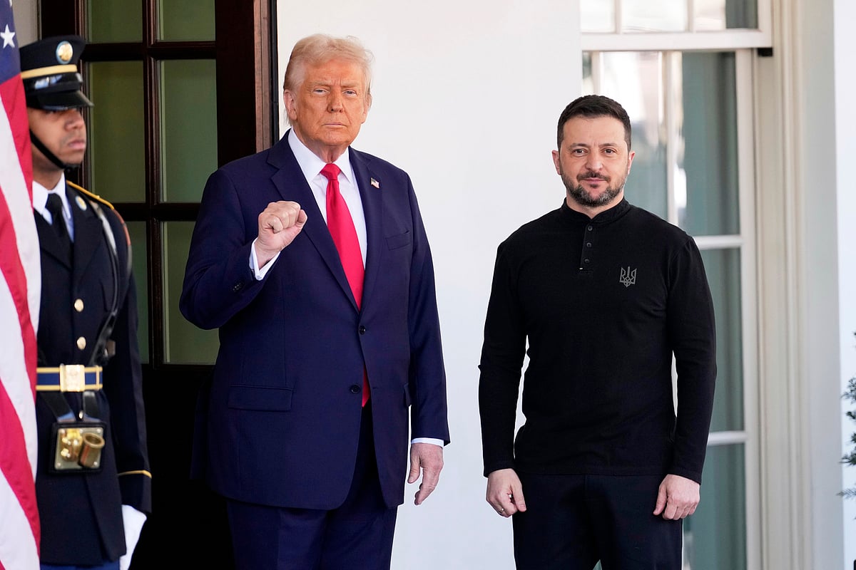 AP : Donald Trump and Volodymyr Zelenskyy 