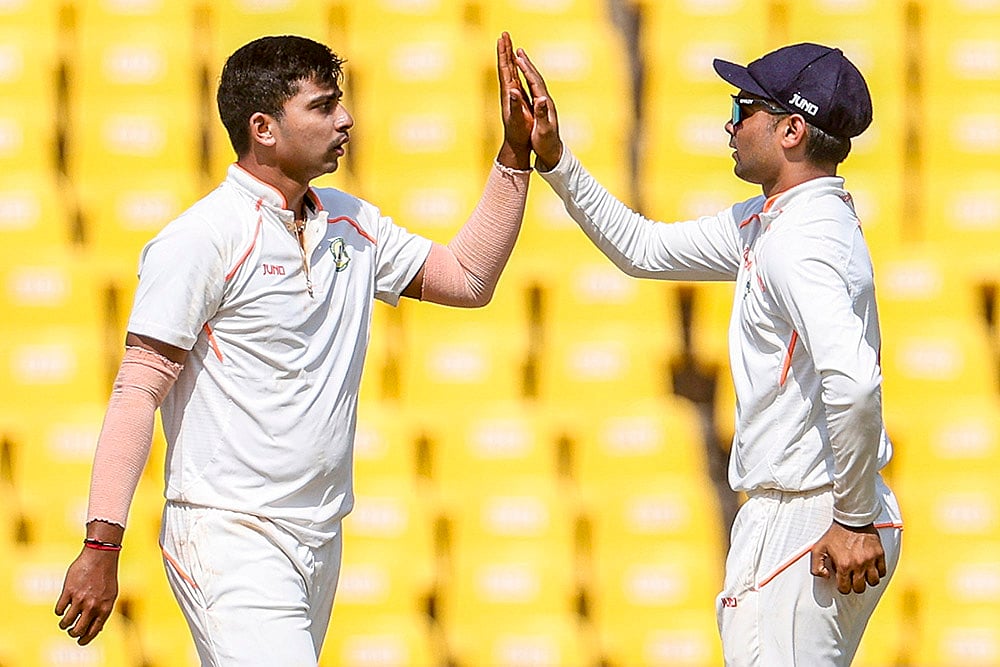 Ranji Trophy Cricket 2024-25 final Kerala v Vidarbha Day 3: Darshan Nalkande