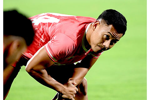 ISL 2024-25, OFC Vs MSC: Odisha FC midfielder Thoiba Moirangthem warms up