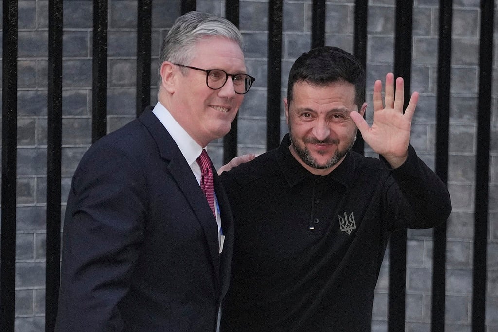 | Photo: AP : Ukraine and UK Sign Key Loan Deal To Strenghten Defense Capabilities