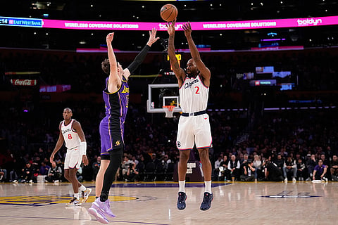 NBA Basketball Game: Los Angeles Lakers vs Los Angeles Clippers