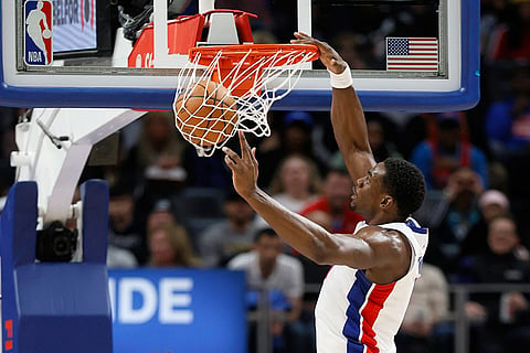 NBA Basketball Game: Detroit Pistons vs Denver Nuggets