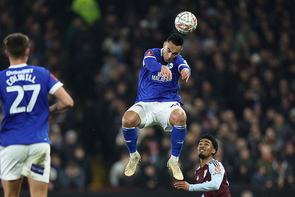 English FA Cup Fifth Round Soccer Match: Aston Villa vs Cardiff City