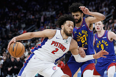 Basketball Game: Denver Nuggets vs Detroit Pistons