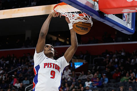 Basketball: Denver Nuggets vs Detroit Pistons