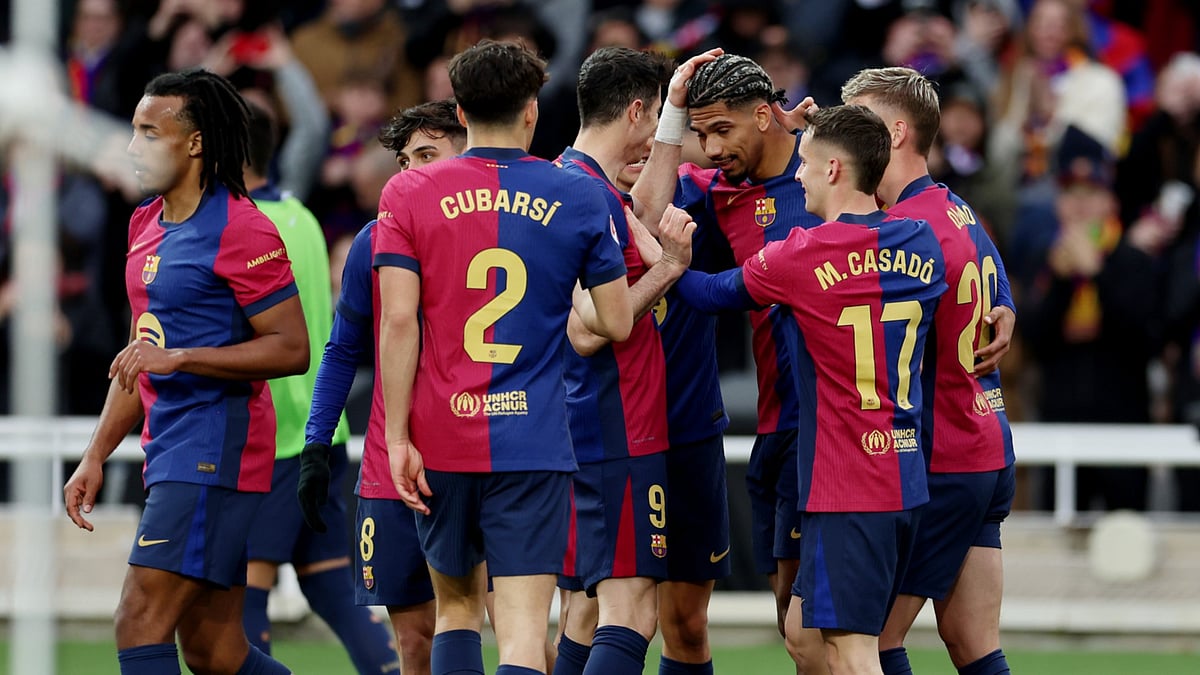 Barcelona thrashed Real Sociedad