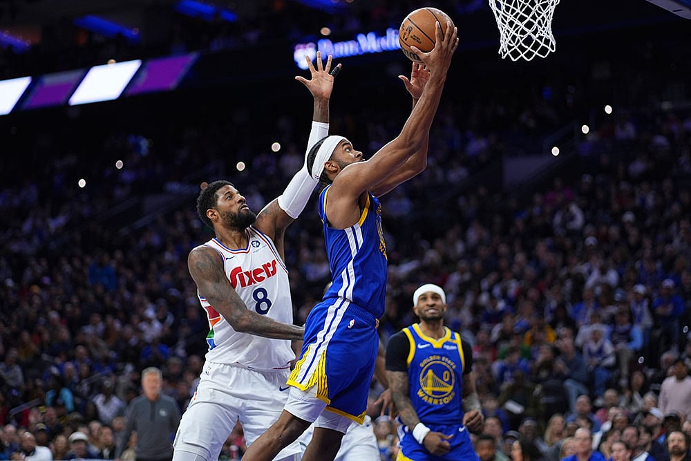 76ers Warriors Basketball