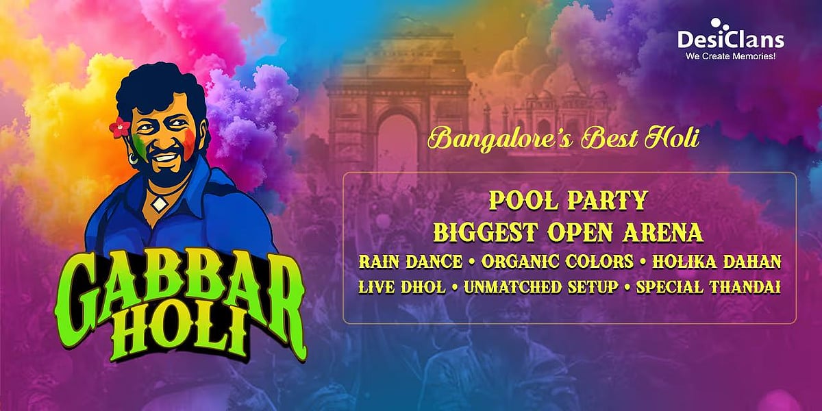 Gabbar Holi event