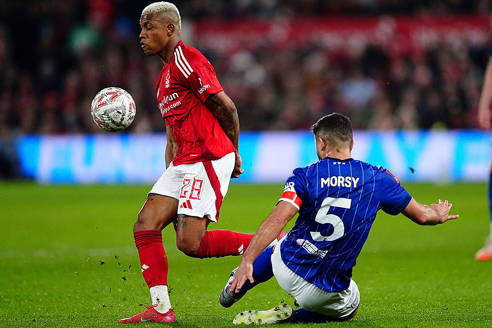 English FA Cup Soccer Match: Nottingham Forest vs Ipswich Town